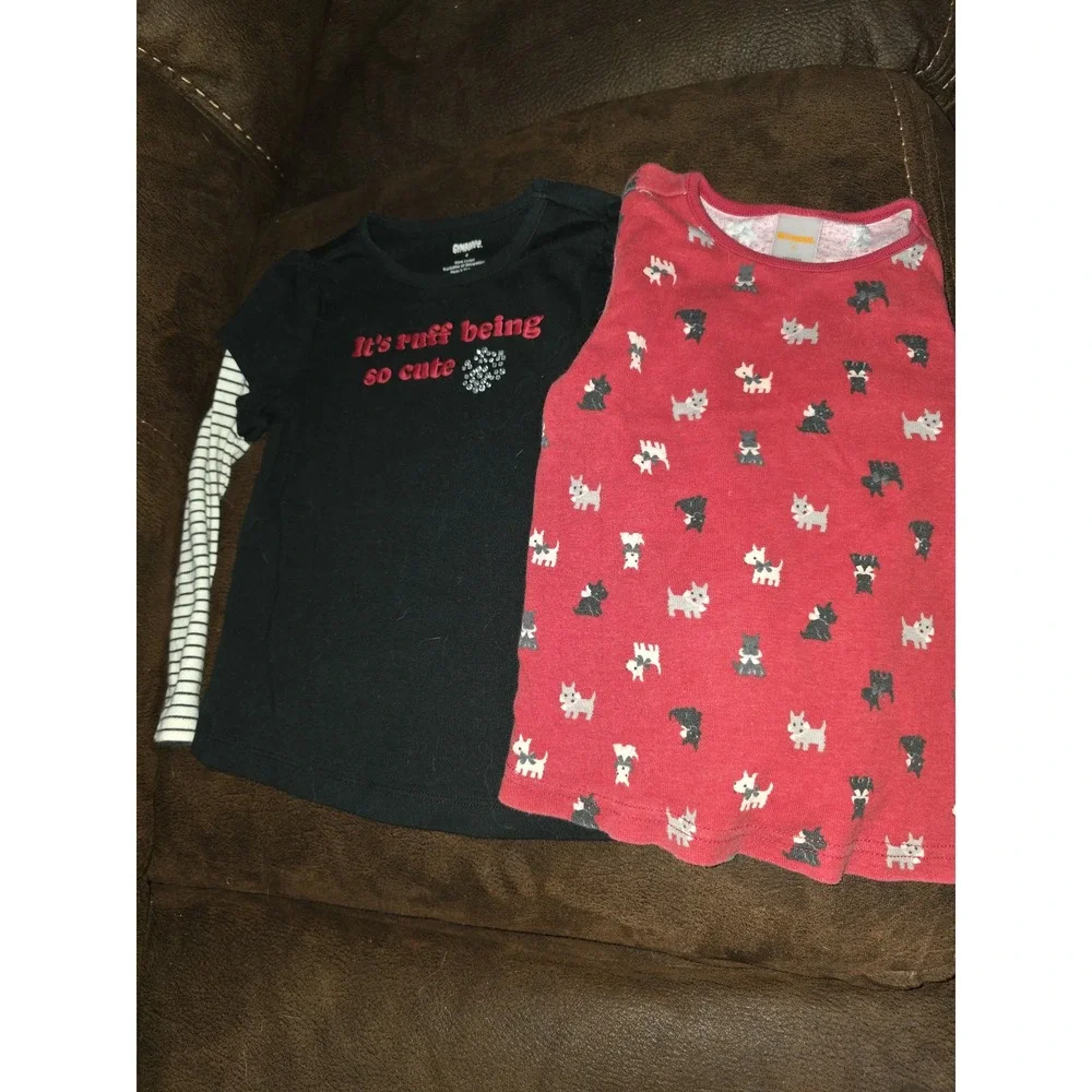 Gymboree holiday friends‎ it's ruff being so cute and dog tops size 4
